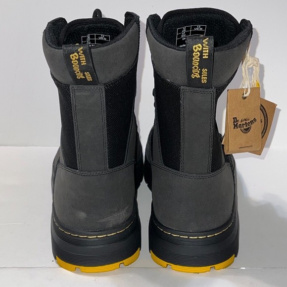 Dr. Martens Iowa 8-Eye Combat Work Shoes Mens Size 13 Black 25250001 Tough Poly main image 11